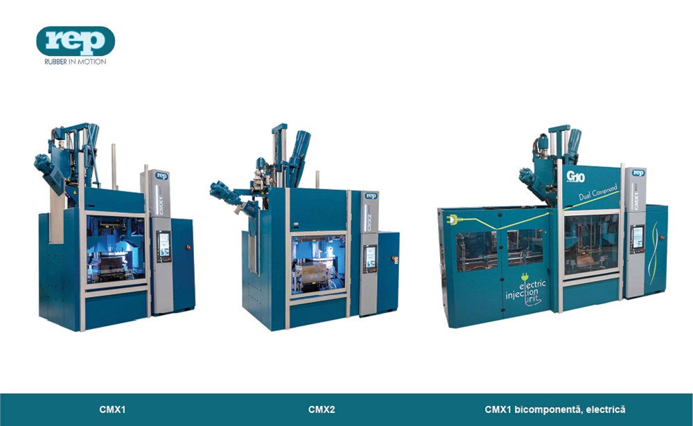 Noile mașini de injecție cauciuc cu stații multiple CMX de la REP | Spațiu minim, productivitate maximă